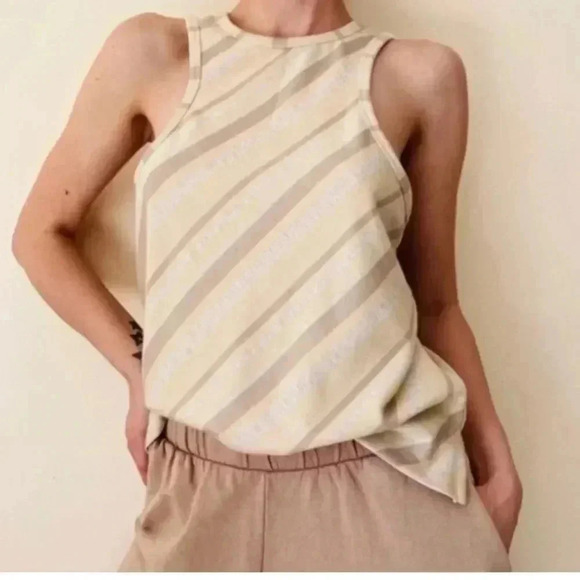 Free People Tops - Free people boho sidelines stripe racerback tank